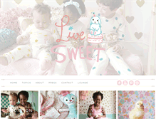 Tablet Screenshot of livesweetblog.com